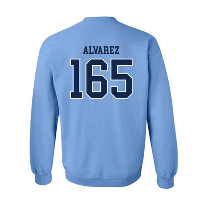 UNC - NCAA Wrestling : Omaury Alvarez - Classic Shersey Crewneck Sweatshirt-1