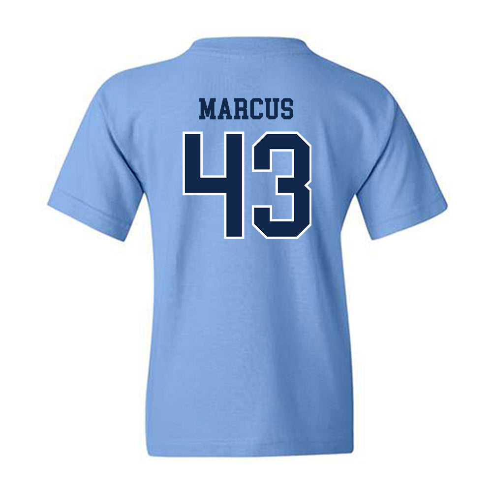 UNC - NCAA Men's Lacrosse : Josh Marcus - Classic Shersey Youth T-Shirt-1