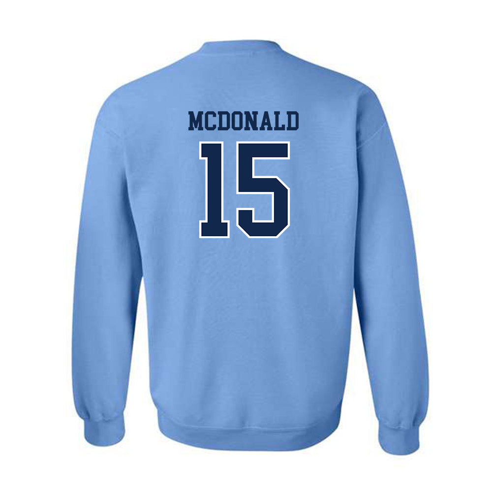 UNC - NCAA Men's Lacrosse : Parker McDonald - Classic Shersey Crewneck Sweatshirt-1