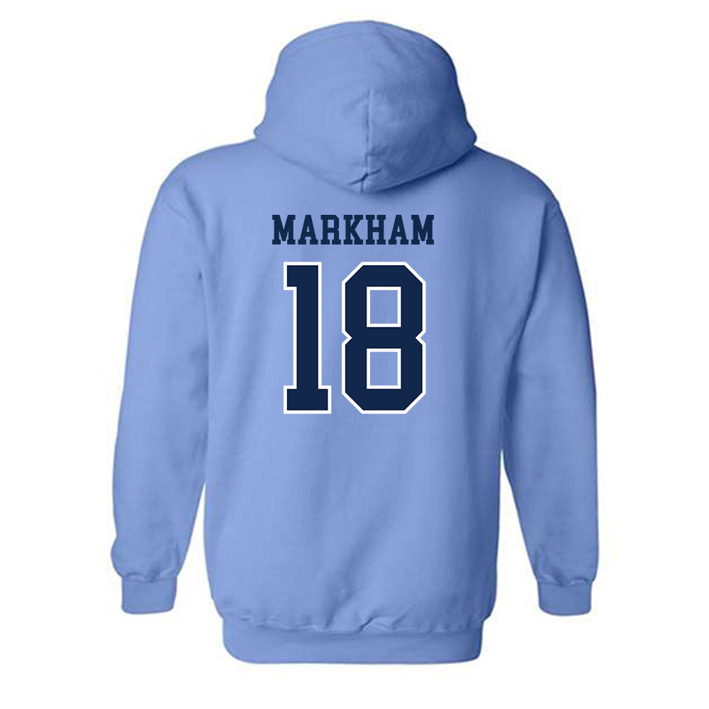UNC - NCAA Women's Volleyball : Carly Markham - Classic Shersey Hooded Sweatshirt-1