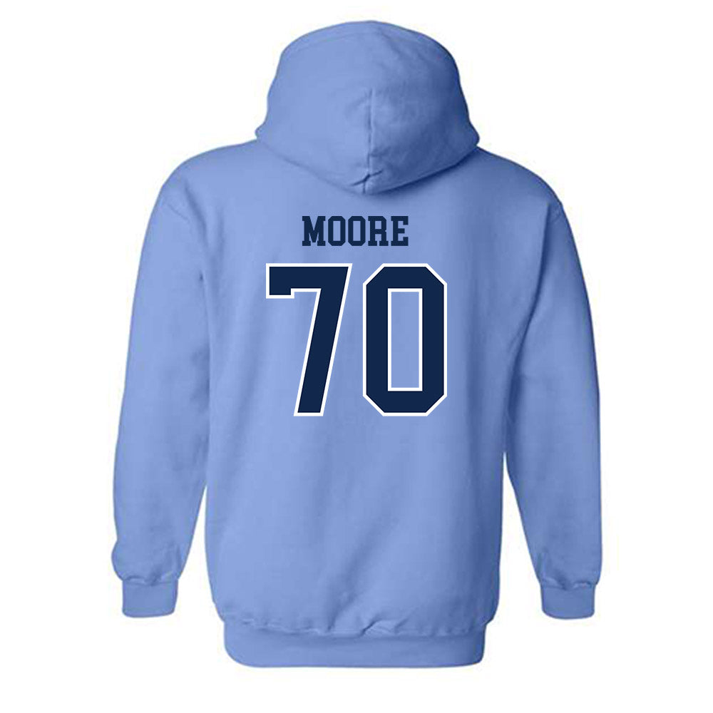 UNC - NCAA Men's Lacrosse : John Moore - Classic Shersey Hooded Sweatshirt-1