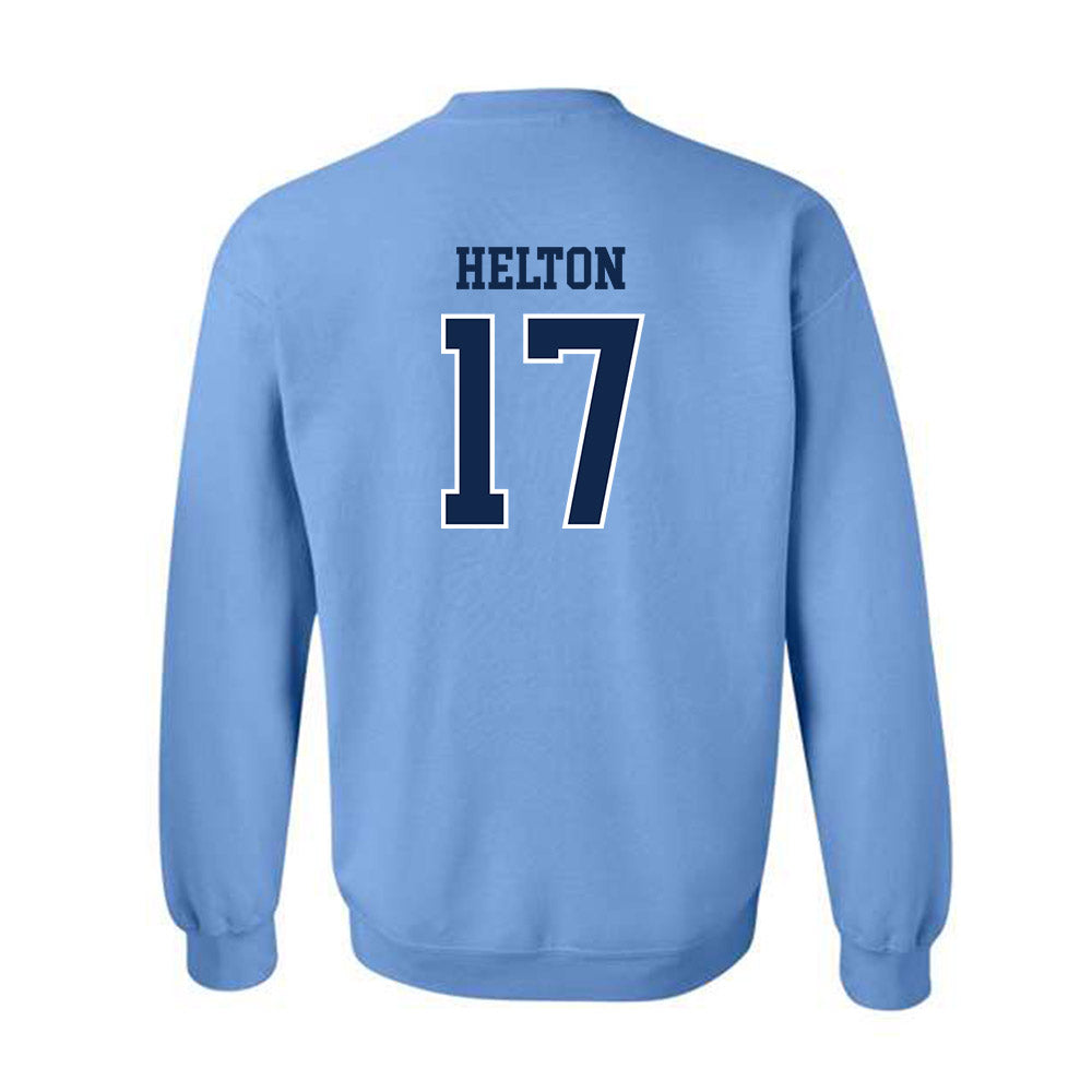 UNC - NCAA Football : Nyqir Helton - Classic Shersey Crewneck Sweatshirt-1