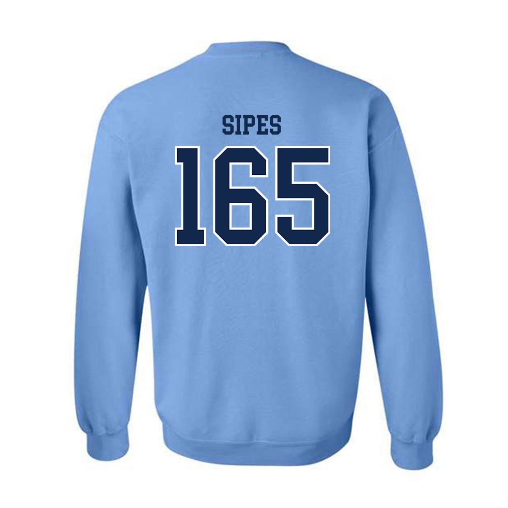 UNC - NCAA Wrestling : Lucas Sipes - Classic Shersey Crewneck Sweatshirt-1
