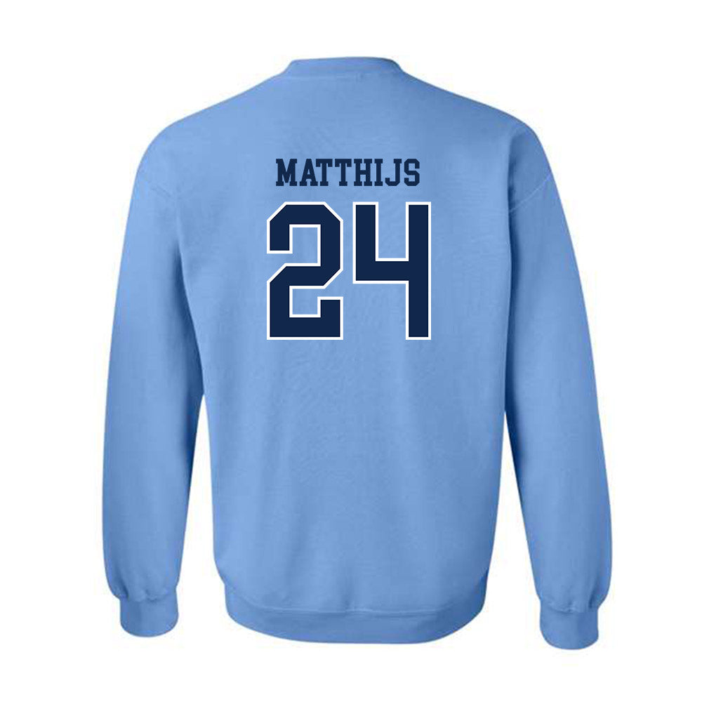 UNC - NCAA Baseball : Matthew Matthijs - Classic Shersey Crewneck Sweatshirt-1