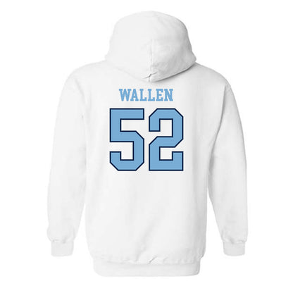 UNC - NCAA Baseball : Andrew Wallen - Classic Shersey Hooded Sweatshirt-1