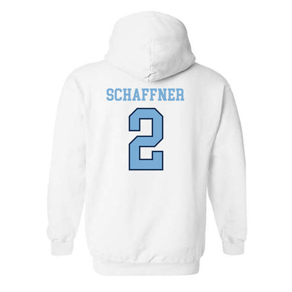 UNC - NCAA Baseball : Jake Schaffner - Classic Shersey Hooded Sweatshirt-1