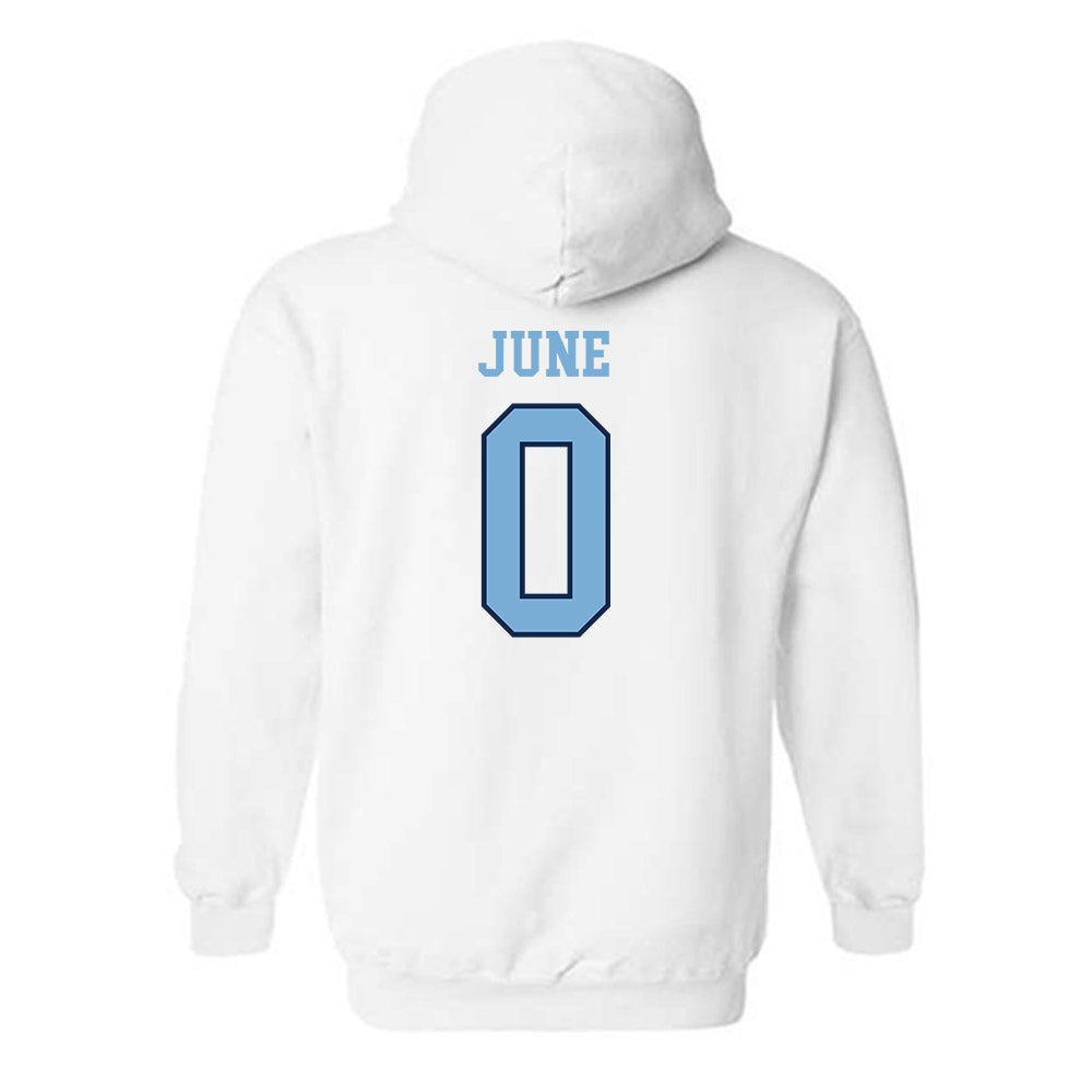 UNC - NCAA Football : Demon June - Classic Shersey Hooded Sweatshirt-1