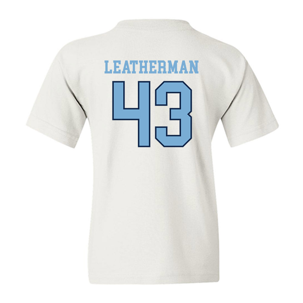 UNC - NCAA Baseball : Riley Leatherman - Classic Shersey Youth T-Shirt-1