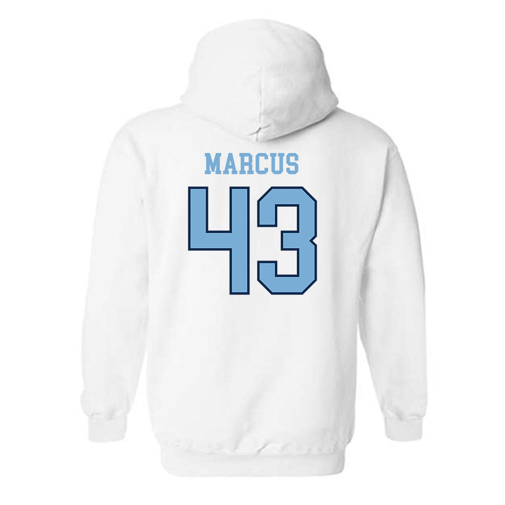 UNC - NCAA Men's Lacrosse : Josh Marcus - Classic Shersey Hooded Sweatshirt-1
