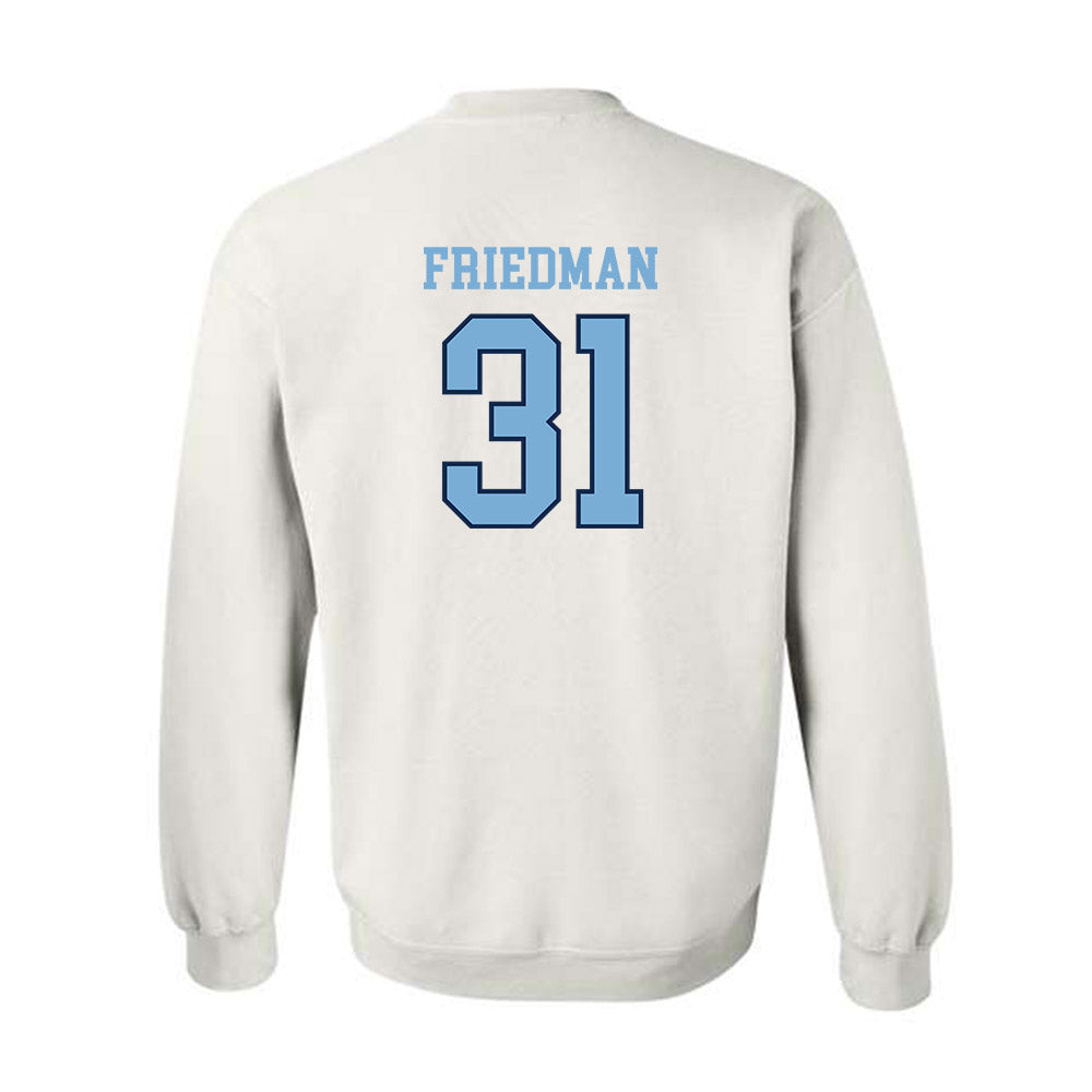 UNC - NCAA Men's Lacrosse : Caswell Friedman - Classic Shersey Crewneck Sweatshirt-1