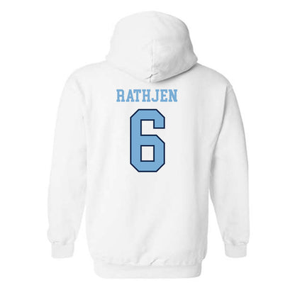 UNC - NCAA Women's Lacrosse : Charlotte Rathjen - Classic Shersey Hooded Sweatshirt-1