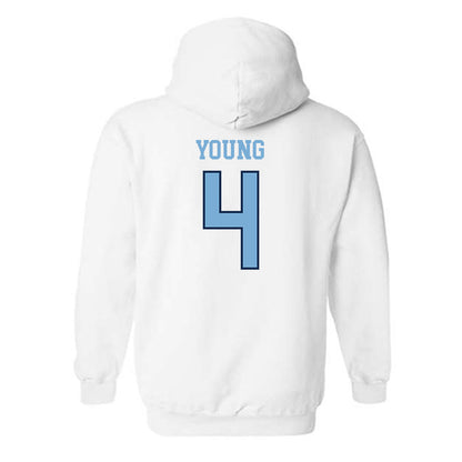 UNC - NCAA Men's Basketball : Jaydon Young - Classic Shersey Hooded Sweatshirt-1