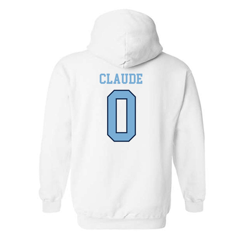 UNC - NCAA Men's Basketball : Tyzhaun Claude - Classic Shersey Hooded Sweatshirt-1