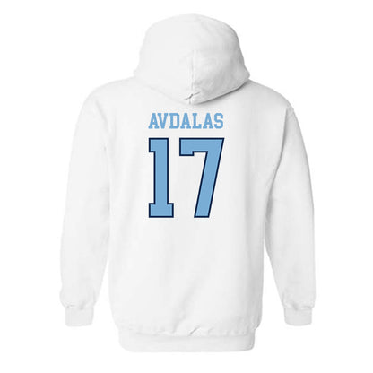 UNC - NCAA Men's Basketball : Neoklis Avdalas - Classic Shersey Hooded Sweatshirt-1