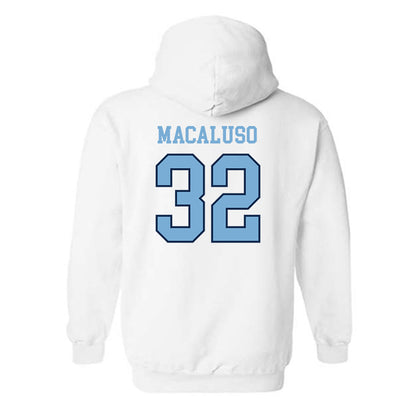 UNC - NCAA Men's Lacrosse : Luke Macaluso - Classic Shersey Hooded Sweatshirt-1