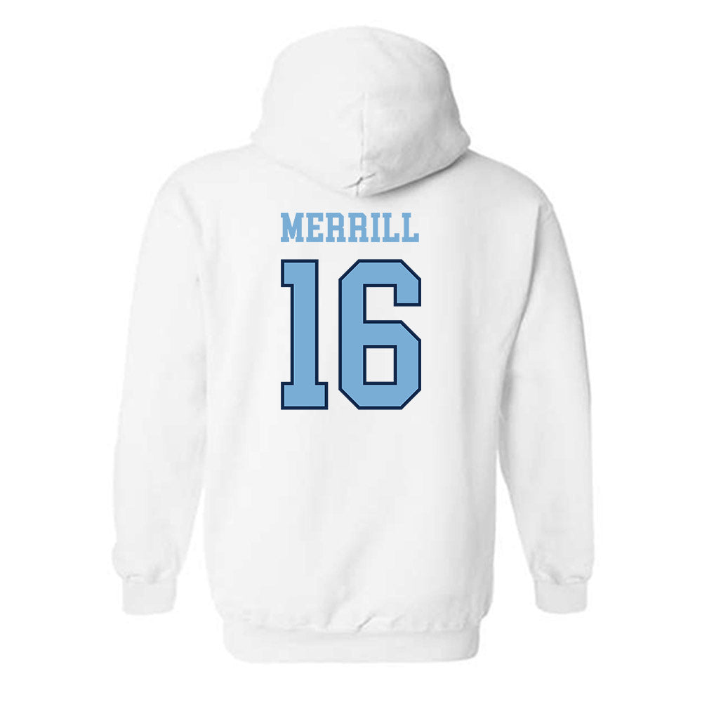 UNC - NCAA Men's Lacrosse : Gary Merrill - Classic Shersey Hooded Sweatshirt-1