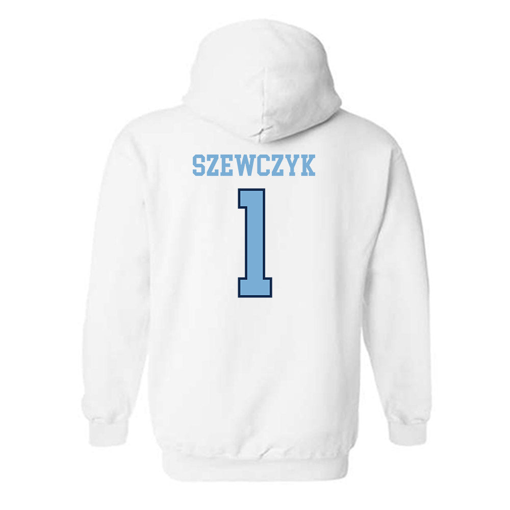 UNC - NCAA Men's Lacrosse : Mason Szewczyk - Classic Shersey Hooded Sweatshirt-1