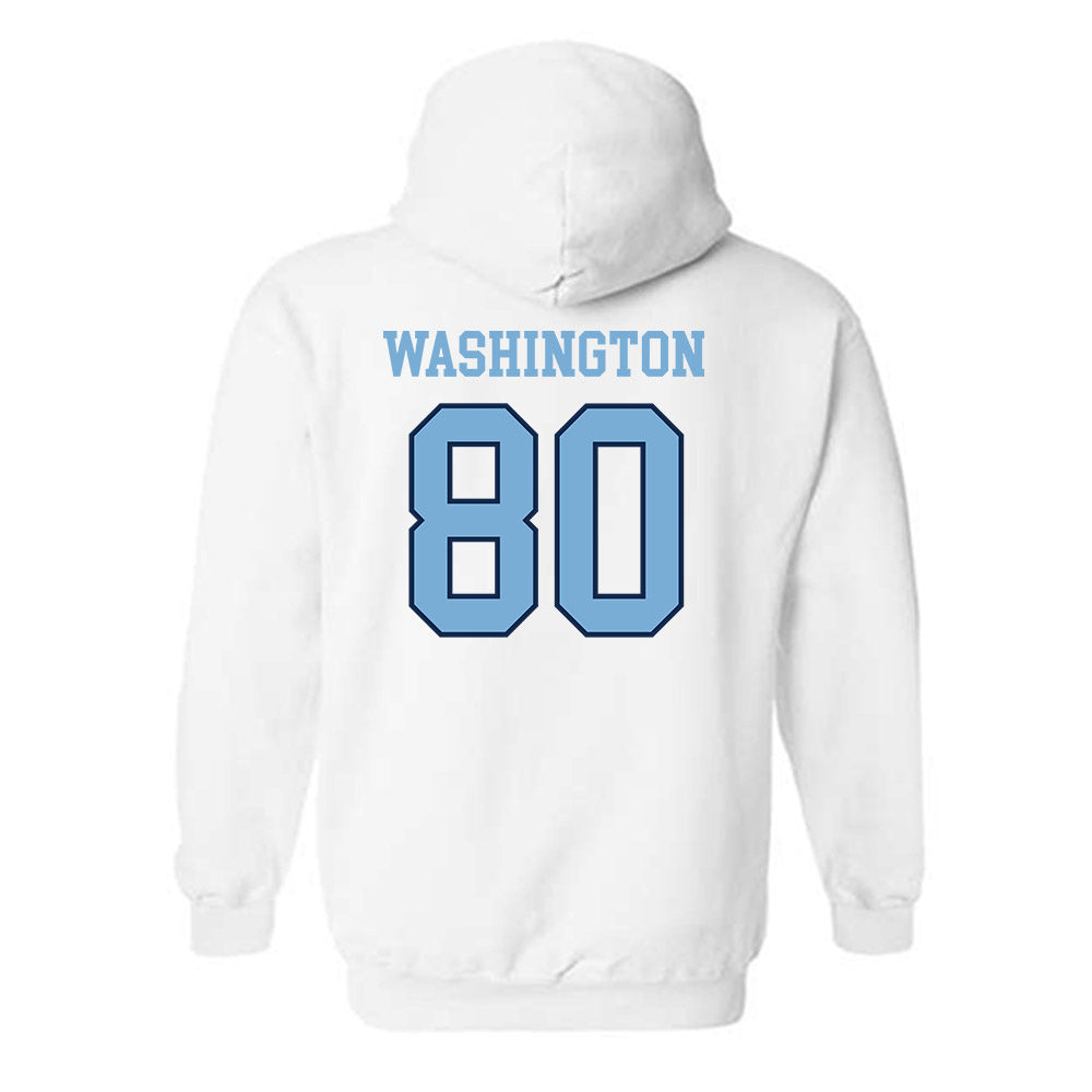 UNC - NCAA Football : Jordan Washington - Classic Shersey Hooded Sweatshirt-1