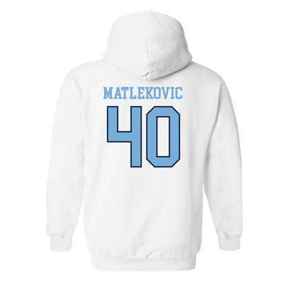 UNC - NCAA Men's Basketball : Ivan Matlekovic - Classic Shersey Hooded Sweatshirt-1