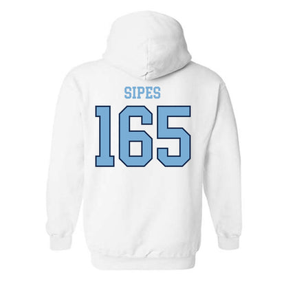 UNC - NCAA Wrestling : Lucas Sipes - Classic Shersey Hooded Sweatshirt-1