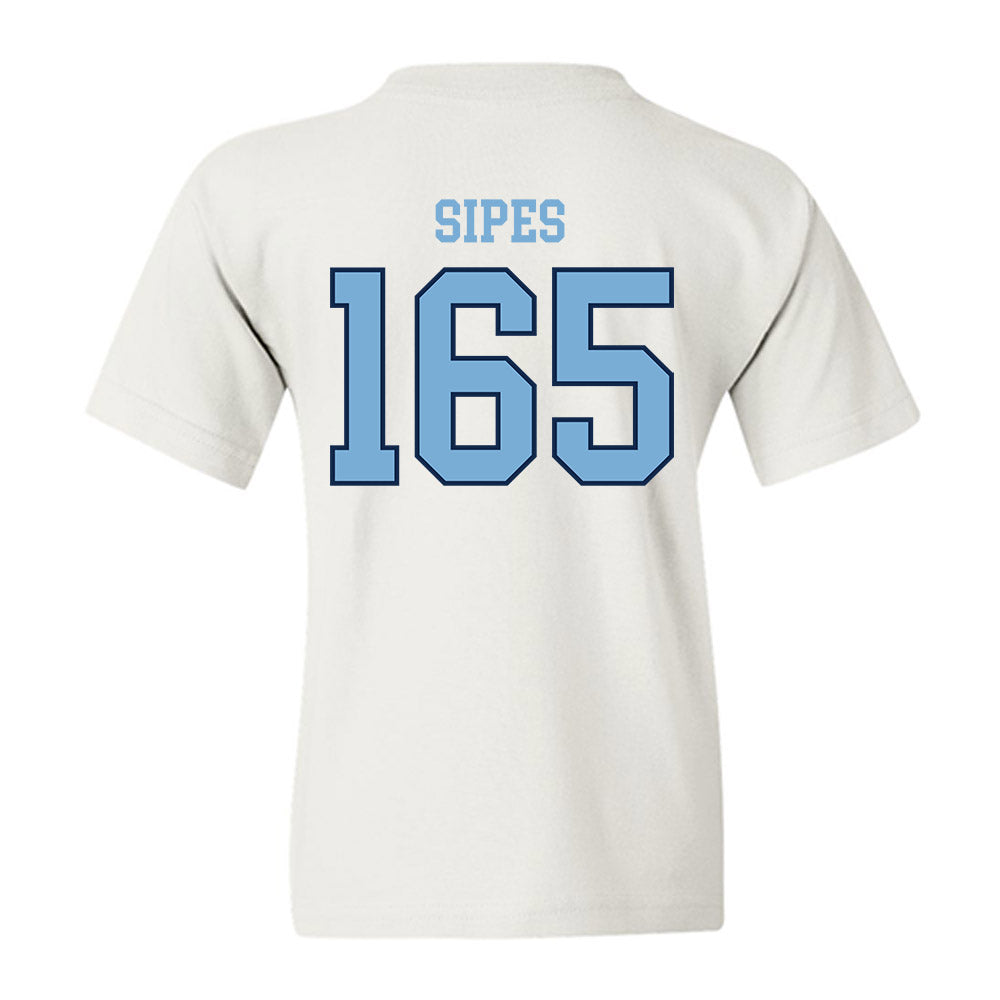 UNC - NCAA Wrestling : Lucas Sipes - Classic Shersey Youth T-Shirt-1