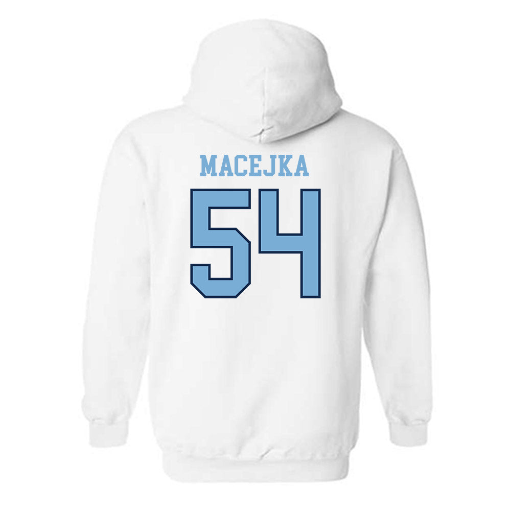 UNC - NCAA Men's Lacrosse : Luke Macejka - Classic Shersey Hooded Sweatshirt-1