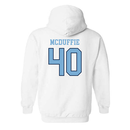 UNC - NCAA Baseball : Walker McDuffie - Classic Shersey Hooded Sweatshirt-1