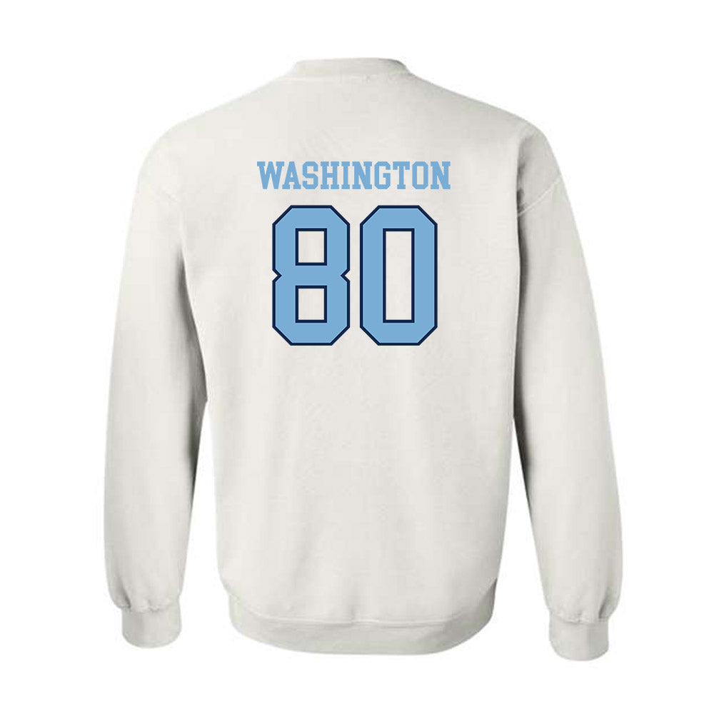 UNC - NCAA Football : Jordan Washington - Classic Shersey Crewneck Sweatshirt-1