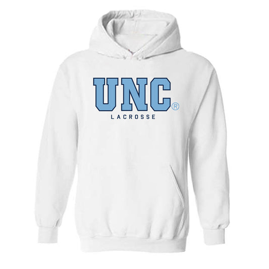 UNC - NCAA Men's Lacrosse : Luke Bair - Classic Shersey Hooded Sweatshirt-0