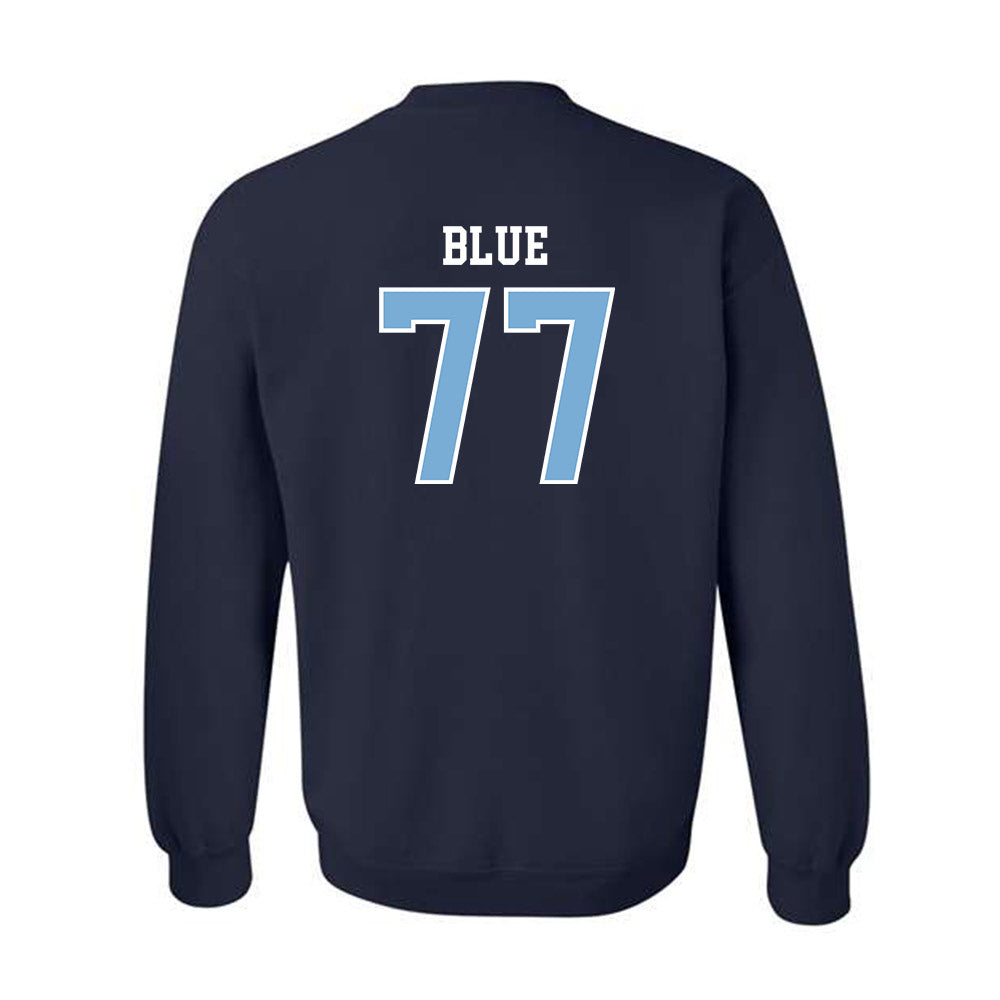 UNC - NCAA Football : Trey Blue - Sports Shersey Crewneck Sweatshirt-1