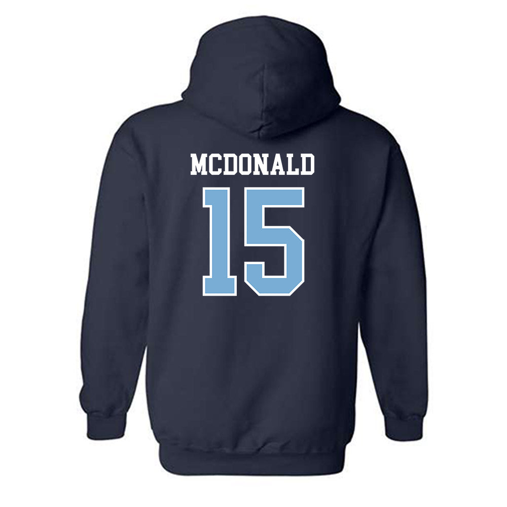 UNC - NCAA Football : Derek McDonald - Sports Shersey Hooded Sweatshirt-1