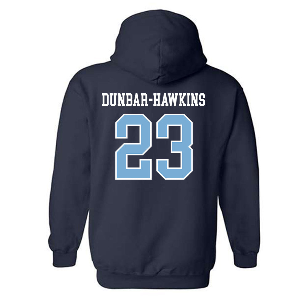 UNC - NCAA Football : Khristian Dunbar-Hawkins - Sports Shersey Hooded Sweatshirt-1