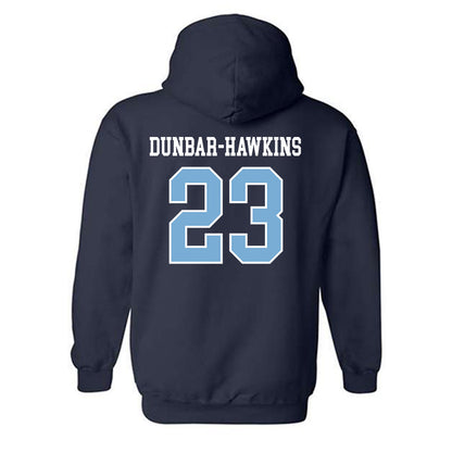 UNC - NCAA Football : Khristian Dunbar-Hawkins - Sports Shersey Hooded Sweatshirt-1