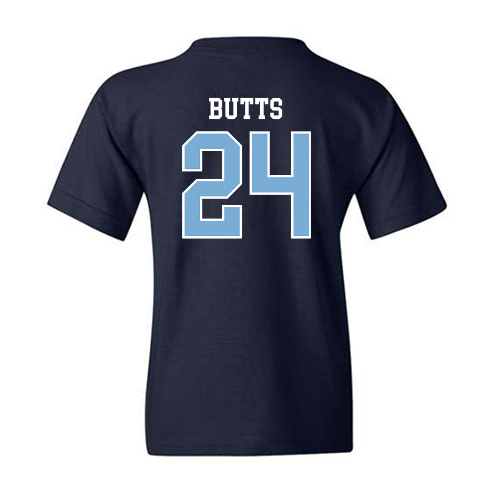 UNC - NCAA Football : Javion Butts - Sports Shersey Youth T-Shirt-1