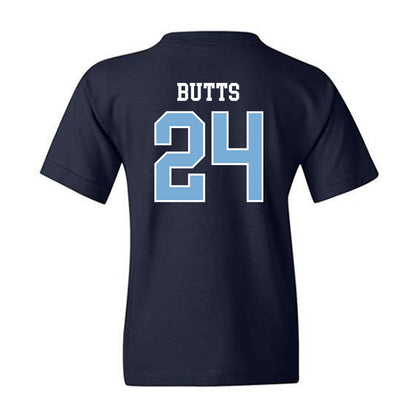 UNC - NCAA Football : Javion Butts - Sports Shersey Youth T-Shirt-1