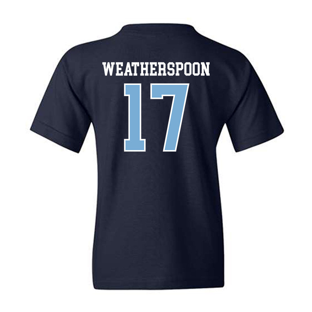 UNC - NCAA Football : Jakob Weatherspoon - Sports Shersey Youth T-Shirt-1