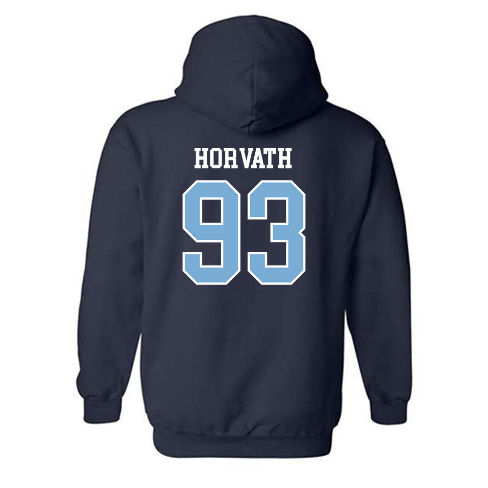 UNC - NCAA Football : Jacob Horvath - Sports Shersey Hooded Sweatshirt-1