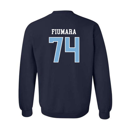 UNC - NCAA Football : Nick Fiumara - Sports Shersey Crewneck Sweatshirt-1