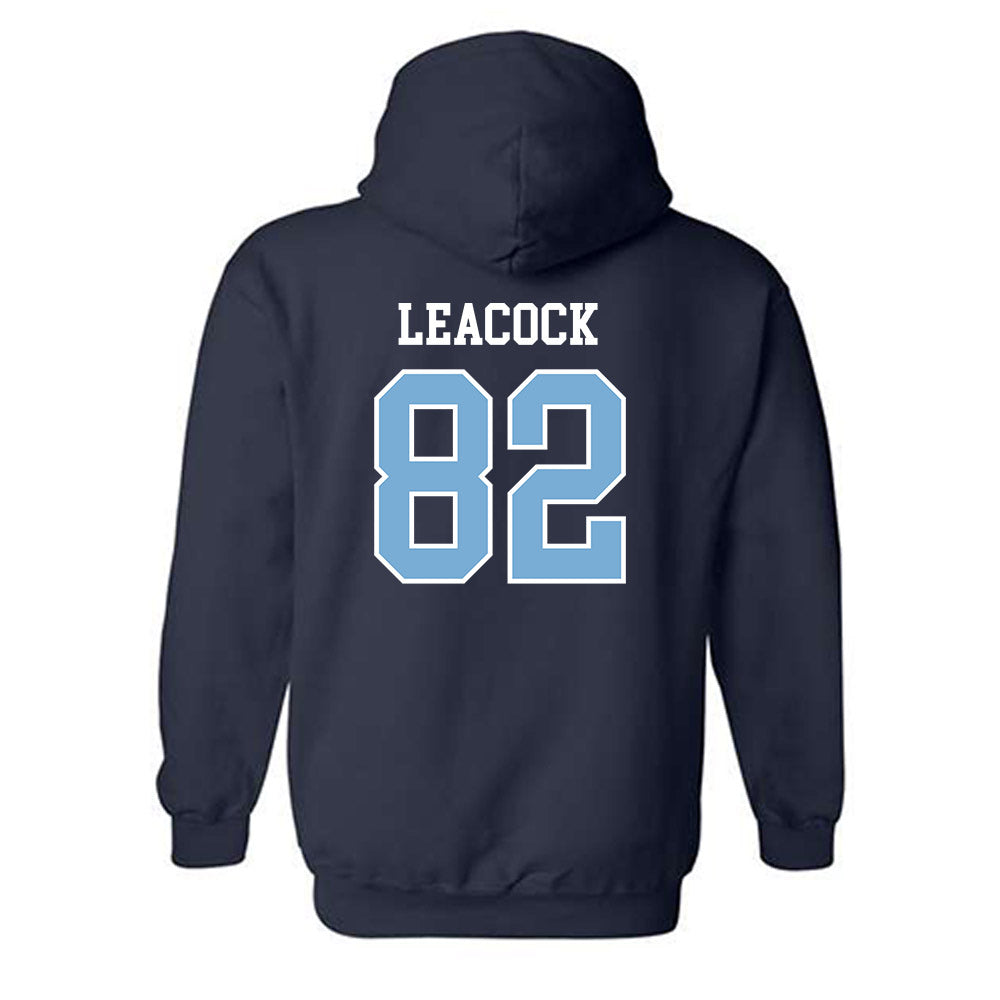 UNC - NCAA Football : Nathan Leacock - Sports Shersey Hooded Sweatshirt-1