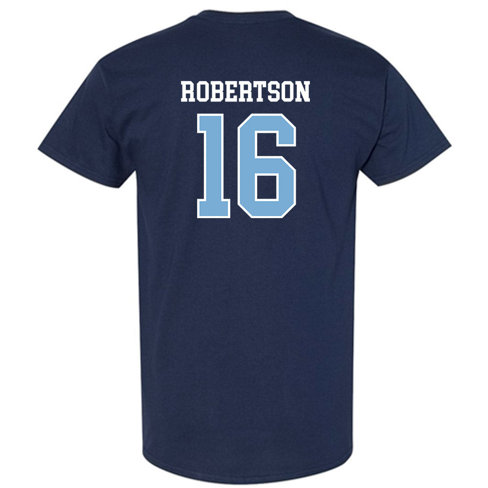 UNC - NCAA Football : Zamaurious Robertson - Sports Shersey T-Shirt-1