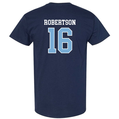 UNC - NCAA Football : Zamaurious Robertson - Sports Shersey T-Shirt-1