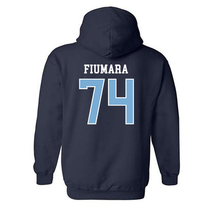 UNC - NCAA Football : Nick Fiumara - Sports Shersey Hooded Sweatshirt-1