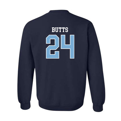UNC - NCAA Football : Javion Butts - Sports Shersey Crewneck Sweatshirt-1