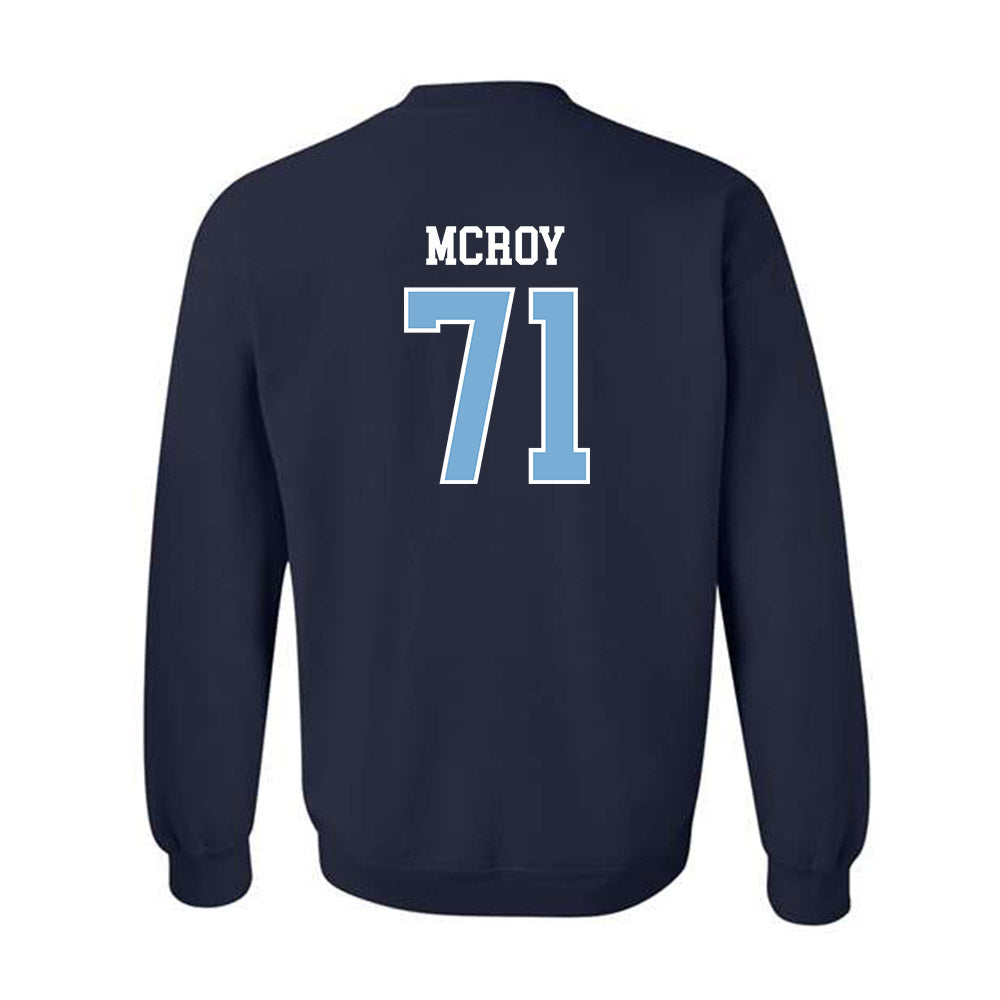 UNC - NCAA Football : Jacqawn McRoy - Sports Shersey Crewneck Sweatshirt-1