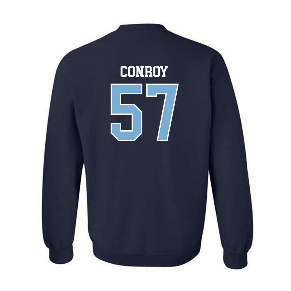 UNC - NCAA Football : William Conroy - Sports Shersey Crewneck Sweatshirt-1