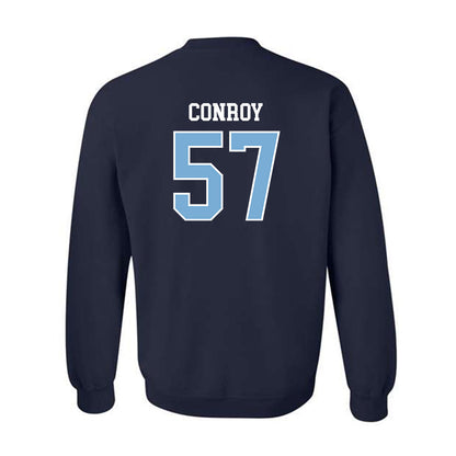 UNC - NCAA Football : William Conroy - Sports Shersey Crewneck Sweatshirt-1