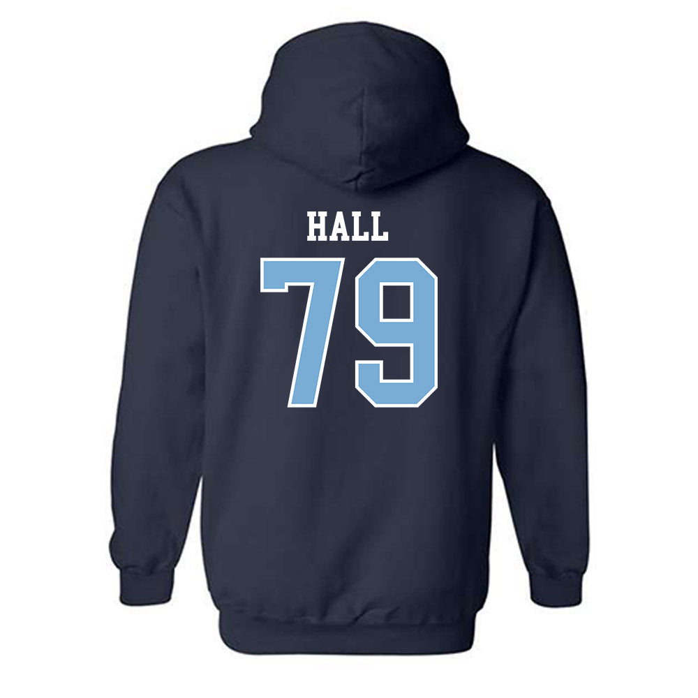 UNC - NCAA Football : Anthony Hall - Sports Shersey Hooded Sweatshirt-1
