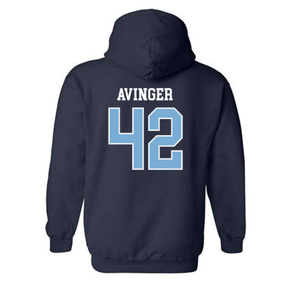UNC - NCAA Football : Jordan Avinger - Sports Shersey Hooded Sweatshirt-1