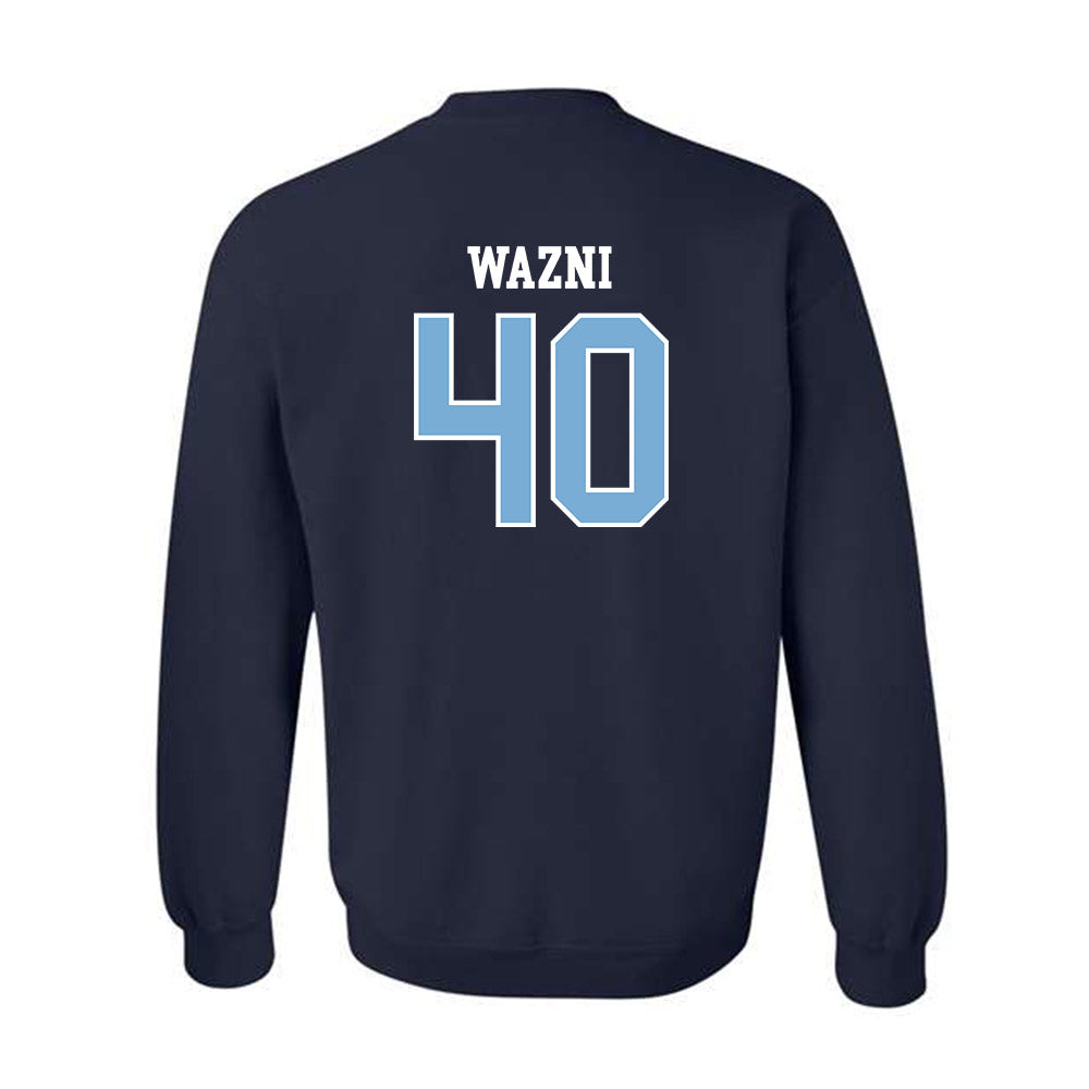 UNC - NCAA Football : Roman Wazni - Sports Shersey Crewneck Sweatshirt-1