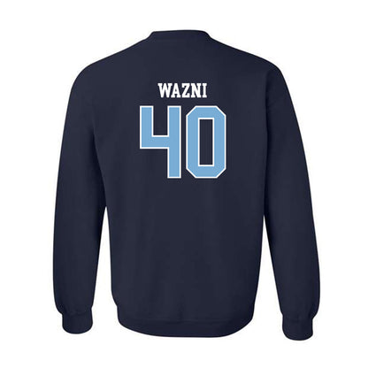UNC - NCAA Football : Roman Wazni - Sports Shersey Crewneck Sweatshirt-1